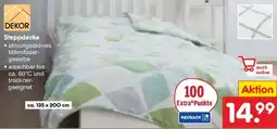Netto Marken-Discount DEKOR Steppdecke Angebot