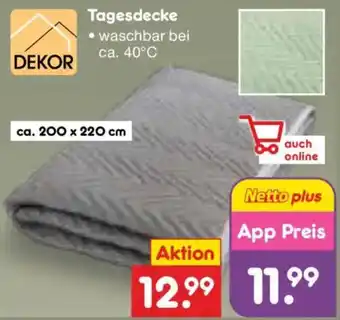 Netto Marken-Discount DEKOR Tagesdecke Angebot