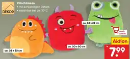 Netto Marken-Discount DEKOR Plüschkissen Angebot