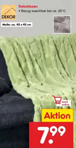 Netto Marken-Discount DEKOR Dekokissen Angebot