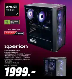 MediaMarkt XPERION XGD-CX3D Gaming Desktop Angebot
