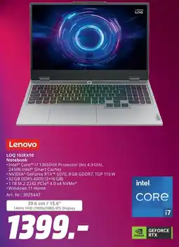 MediaMarkt Lenovo LOQ 15IRX10 Notebook Angebot