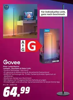 MediaMarkt Govee Floor Lamp Matter Lampen, Leuchten & Deko Licht Angebot