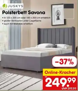 Netto Marken-Discount JJUSKYS Polsterbett Savona Angebot