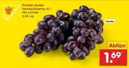 Netto Marken-Discount MARKT TAG Trauben dunkel Angebot