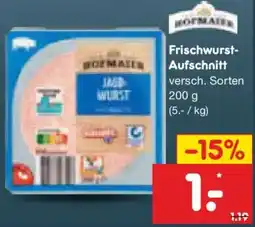 Netto Marken-Discount Frischwurst Aufschnitt Angebot