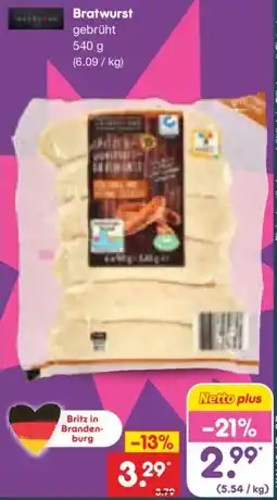 Netto Marken-Discount Bratwurst Angebot