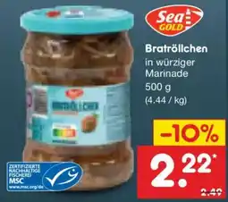 Netto Marken-Discount Sea GOLD Bratröllchen Angebot