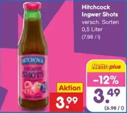 Netto Marken-Discount Hitchcock Ingwer Shots Angebot