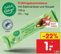 Netto Marken-Discount Fröhliche Osterzeit Frühlingsbaumstamm Angebot