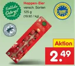 Netto Marken-Discount Fröhliche Osterzeit Happen-Eier Angebot