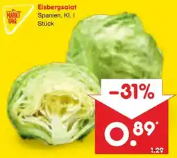 Netto Marken-Discount MARKT TAG Eisbergsalat Angebot
