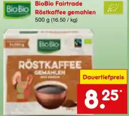 Netto Marken-Discount BioBio Fairtrade Röstkaffee gemahlen Angebot