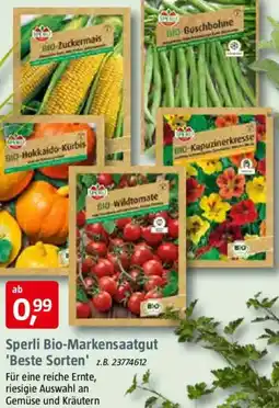 Bauhaus Sperli Bio-Markensaatgut 'Beste Sorten' Angebot