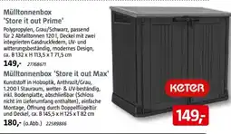 Bauhaus Keter Mülltonnenbox Angebot