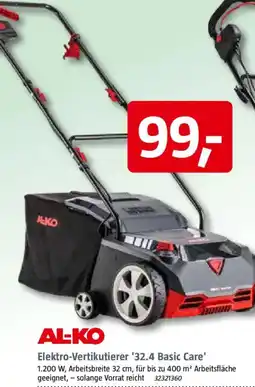 Bauhaus AL-KO Elektro-Vertikutierer '32.4 Basic Care' Angebot