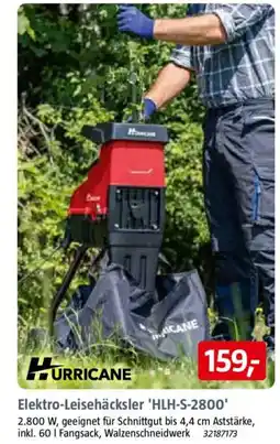 Bauhaus HURRICANE Elektro-Leisehäcksler 'HLH-S-2800' Angebot