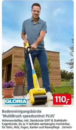 Bauhaus GLORIA Bodenreinigungsbürste 'MultiBrush speed control PLUS' Angebot