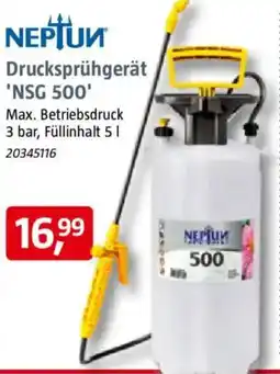 Bauhaus NEPTUM Drucksprühgerät 'NSG 500' Angebot