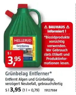 Bauhaus MELLERUD Grünbelag Entferner Angebot