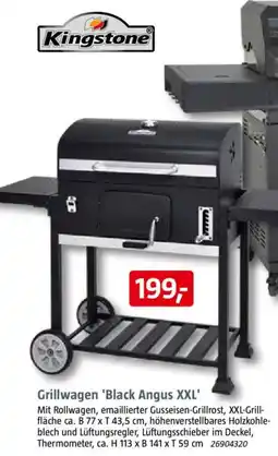 Bauhaus Kingstone Grillwagen 'Black Angus XXL' Angebot