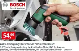 Bauhaus BOSCH Akku-Reinigungsbürsten-Set 'Universalbrush' Angebot