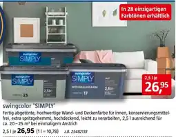 Bauhaus swingcolor 'SIMPLY' Angebot