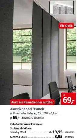 Bauhaus LAUTLOZ living Akustikpaneel 'Panelz' Angebot