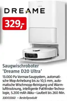 Bauhaus DREAME Saugwischroboter 'Dreame D20 Ultra' Angebot