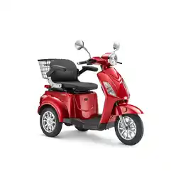 Netto Marken-Discount Luxxon E-Dreirad E3800 20 km/h (Mofa-Klasse) weinrot Angebot