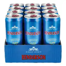Netto Marken-Discount Henderson Gin Tonic 10,0 % vol 0,33 Liter Dose, 12er Pack Angebot