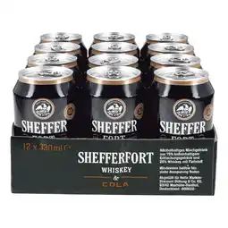 Netto Marken-Discount Sheffer Fort Whiskey & Cola 10,0 % vol 0,33 Liter Dose, 12er Pack Angebot
