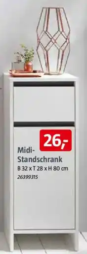 Bauhaus Midi- Standschrank Angebot