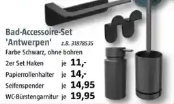 Bauhaus Bad-Accessoire-Set 'Antwerpen' 2er Set Haken Angebot