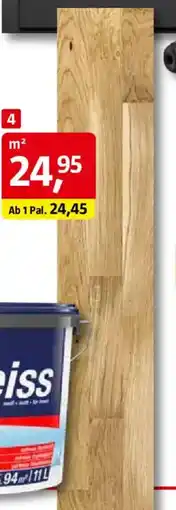 Bauhaus Fertigparkett 'Eiche' Angebot