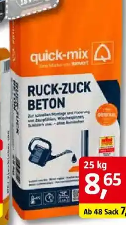 Bauhaus Ruck-Zuck-Beton Angebot