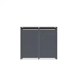 Netto Marken-Discount Westmann Mülltonnenbox Tonus 2 2 x 240L Anthrazit 80x132x116cm Angebot