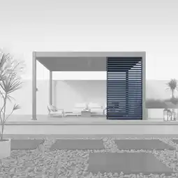 Netto Marken-Discount Paragon Outdoor Outdoor Lamellen Sichtschutz für Pergola Grand Tuscan 14 Grau 135x234cm Angebot