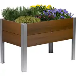 Netto Marken-Discount dobar WPC Hochbeet auf Stelzen, Teak Angebot