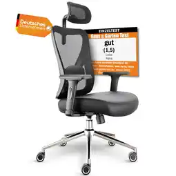 Netto Marken-Discount LUTIVO Alpha Bürostuhl Ergonomisch – Schwarz Angebot