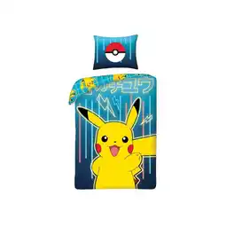 Netto Marken-Discount Pokémon Bettwäsche Set aus Baumwolle Bettdeckenbezug 140 × 200 cm Angebot