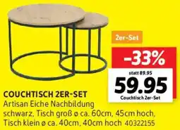 SCONTO Couchtisch 2er-set Angebot