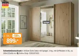 Opti Wohnwelt Schwebetürenschrank Angebot