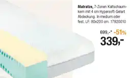 Opti Wohnwelt HEMAFA Matratze, 7-Zonen Angebot