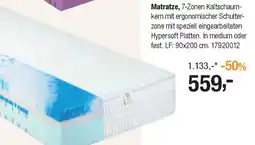Opti Wohnwelt HEMAFA Matratze, 7-Zonen Angebot