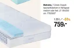 Opti Wohnwelt HEMAFA Matratze, 7-Zonen Angebot