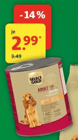 Fressnapf SELECT GOLD Sensitive Nass- und Trockennahrung für Angebot