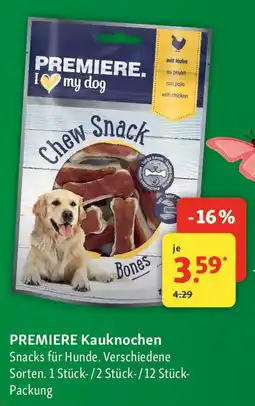 Fressnapf PREMIERE Kauknochen Angebot