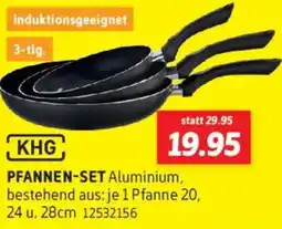 SCONTO KHG PFANNEN-SET Aluminium Angebot