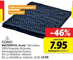 SCONTO COMO BADTEPPICH„Punto" Angebot